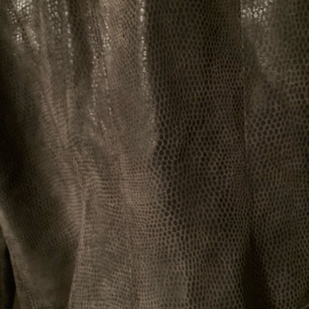 Olive Leather Jacket - Picture 5 of 5